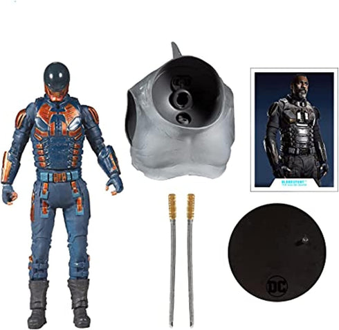 McFarlane Toys DC Multiverse Bloodsport (The Suicide Squad) 7" Action Figure with Build-A King Shark Piece and Accessories...