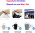 AliCH Mug Holder 2pcs Under Cabinet Mug Hooks Rack, Nail Free Coffee Cups Holder,Under Shelf Hanger for Cups/Kitchen Utensils/Ties Belts/Scarf/Key...