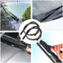 Windshield Wiper Blades Refills, Xafissy 4 Pack 28" 6mm Replacement Universal Car Wiper Blade Car Vehicle Insert Rubber Strips for Car Bus Wipers ...