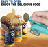 PAKITNER- Cut safe can opener, Manual can opener smooth edge - handheld Side cut can opener, Ergonomic Smooth Edge, Food Grade Stainless Steel Cut...