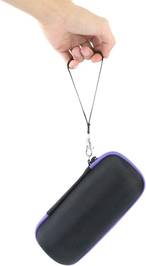 co2CREA Hard Travel Case Replacement for COMISO X26 Waterproof Bluetooth Speakers Outdoor Wireless Portable Speaker,Black Case + Inside Lavender.....