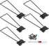 5 Pcs Easel Back, Iron Picture Frame Easel Back, Photo Frame Easel Back Stand with Screws & Screwdriver (Black)...