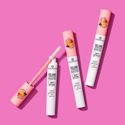 essence | Volume Booster Lash Primer Mascara | Infused with Mango Butter and Acai Oil for Nurtured Lashes | Conditioning Mascara Primer | White | ...