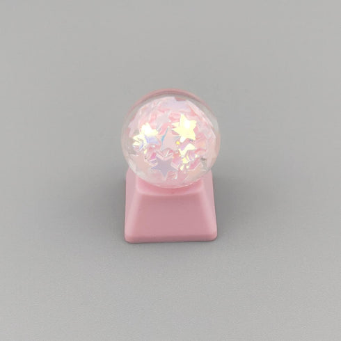 Crystal Ball Keycap Esc keycaps DIY Personality Custom Keycap Replacement Bottom Keycaps Gift for Cherry Mx Switch...