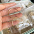 100 Pack PVC Clear Jewelry Anti Oxidation Zipper Bag Antitarnish Plastic Bags for Packaging Jewelry Rings Earrings Transparent Poly Pouch (Clear, ...