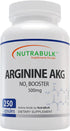 Premium Arginine AKG 500mg Capsules - 250 Capsules...
