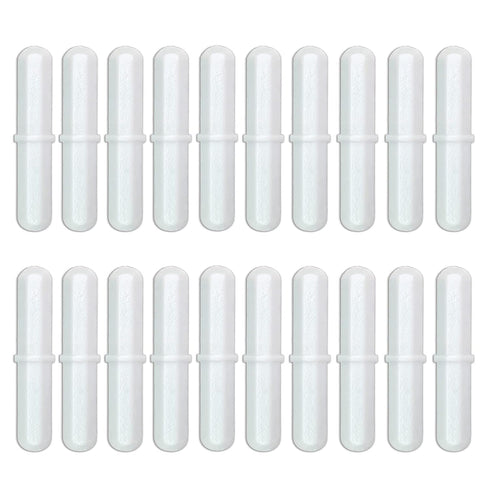 20 Pcs 30mm(1.18 inch) PTFE Magnetic Stirrer Mixer Stir Bar,White Color,Laboratory Bar,Stir Plate Bar,Stir Bars…...