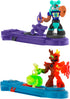 Legends of Akedo Power Storm - Versus Pack - 2 Mini Battling Warriors and 2 Battle Controllers - Burndown Versus Shred Head...