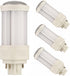 12W GX24Q-3 LED Bulb, Replacement for PLT-26W 4 Pin GX24q-3 and PLC-26W G24Q-3 Compact Fluorescent Light Bulb, GX24Q G24Q LED Bulb, Cool White 600...
