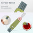 Cup Lid Gap Cleaning Brush, 3 in 1 Multifunctional Insulation Bottle Cleaning Tools Silicone Gap Cup Rim Brush for Bottle Gap Tight Spaces Cup Hom...