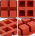 JOERSH Cube Cake Silicone Mold | 2" x 2" x 2" 3D Square Mousse Cake Baking Mold, French Dessert Molds for Chocolate, Jello, Brownie Bites, Ice Cre...