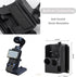 Magnetic Camera Desktop Base Stand Holder Expansion Adapter Mount Bracket Compatible with DJI Osmo Pocket 3 Accessories Adjustable Clip Clamp Moun...
