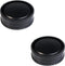 E-Mount Body Cap Rear Lens Cap Replacement for Sony A6000 A6100 A6300 A6400 A6500 A6600 A5100 A1 A7C A7 III II A7R IV III II A7S III II A9 NEX-6 R...