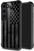 ZHEGAILIAN Case Compatible with Samsung Galaxy S23 Case,Gray Flag Case for Samsung Galaxy S23 5G for Boy Men,Pattern Design Shockproof Anti-Scratc...