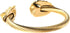 HZMAN Mens Lion CZ Eyes Bracelet Cable Wire Bangle Stainless Steel Gold Plated Biker Punk...
