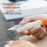 Slice Self-Opening Rotary Scissors Self-Opening Scissors Finger-Friendly Blade Lasts up to 11x Longer Than Steel, 1 Pack, Never Rusts...