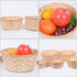 Wooden Berry Baskets 3pcs Mini Woven Basket Round Bread Baskets Fruit Serving Basket Bamboo Storage Organizer Lightweight Food Baskets Candy Gift ...