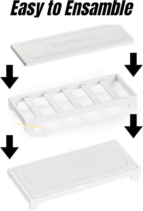 DryingNeat Sink Organizer, Instant Dry Sink Caddy Organizers, Kitchen Sponge Soap Holder Dispenser, Countertop Fast Drying Counter Tray Rack (Bamb...