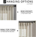 MRTREES Sheer Tier Curtains Beige Kitchen 36 inches Long Bathroom Short Curtains Sheers Transparent Voile Half Window Treatments Rod Pocket Light ...