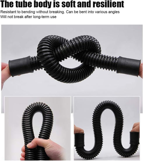 Aquarium Water Hose, Fish Corrugated Hose Water Supply Waterfall Pipe Aquarium Bellows Pump Connection PVC Tubing Aquarium Hose(25mm) Air Pumps...