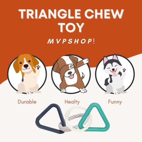 Pet Chew Toy for Dogs, Interactive Dog Toy for Teeth Cleaning, Durable Dog Chew Toy for Puppy (Green)...