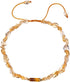 Jewever Citrine/Tigers Eye Beaded Anklet Crystal Irregular Beads Ankle Bracelets for Women Wealth Prosperity Balance Yoga Foot Jewelry Spiritual G...