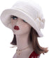 Lawliet Womens 1920s Winter Wool Cap Beret Beanie Cloche Bucket Hat A299...