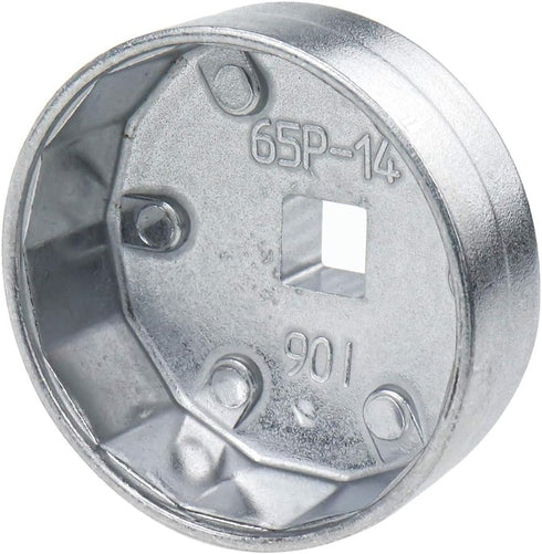 Oil Filter Cap Wrench 65mm Inner Dia Aluminum Alloy 14 Flute...