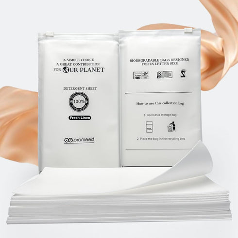 Silk Detergent Sheets, Laundry Detergent Sheets for Delicates, Eco-friendly Plastic Free Non-sentizizing Gentle Silk Wash, Space Saving Easy to Ca...