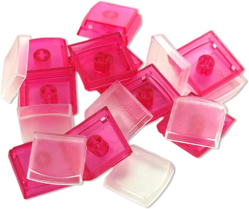 X-keys Keycap Cherry MX Compatible (1x1, Red,10 Pack)...