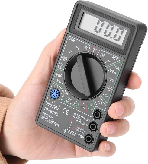 Digital Multimeter Tester, Volt DT830D Digital Multimeter Autoranging, Continuity Measurement for Transistor Testing Buzzer Measurement Diode Test...