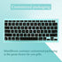 Silicone Keyboard Cover Skin for MacBook Air 13.3 inch A2337 M1 Released in Nov. 2020 US Layout Ultra Thin Protector Cover Skin NOT for 13.6" M4 M...