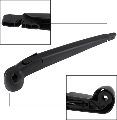 X AUTOHAUX Rear Windshield Wiper Blade Arm Set for Jeep Wrangler JK 2007-2018...