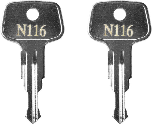 Key for Thule Key Replacement,for Roof Racks, Carriers, Crossbars Key etc,(Codes N116)...