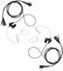 Acoustic Tube Surveillance Earpiece Headset Compatible with Icom IC-F24S IC-F3 IC-F4 IC-H6 IC-U12 IC-V82 IC-F4011 Radio, PU Material (Pack of 2)...