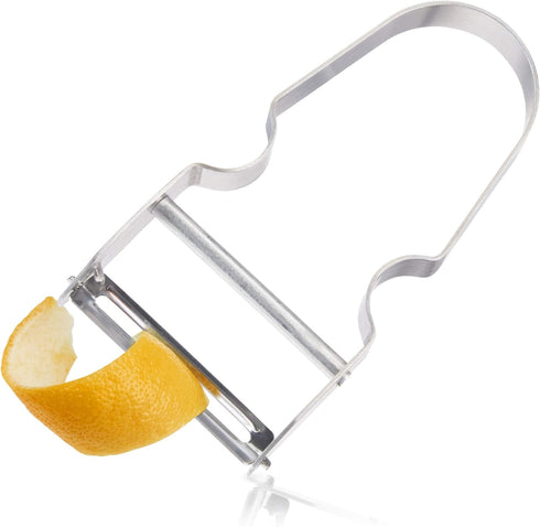 Viski Citrus Peeler Tool, Fruit Peeler for Cocktails, Bar Peeler Stainless Steel, Lemon Peeler, Professional Grade Cocktail Peeler, Bartender Tool...