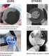 Car Blind Spot Mirror, 2 inch Reusable Round HD Glass Convex 360° Wide Angle Side Rear View Side Mirror with Sucker for Cars SUV and Trucks(2 Pcs ...