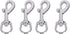 4PCS Flag Swivel Snap Clips Stainless Steel Flag Snaps Hooks Heavy Duty Metal Flagpole Accessories Eye Bolt Clips for Pet Leash, Key Chain, Leathe...