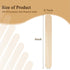 100Pcs Jumbo Wooden Craft Sticks Popsicle Stick 6” Long x 3/4”Wide Treat Ice Pop for DIY Crafts?Home Art Projects, Classroom Supplies...