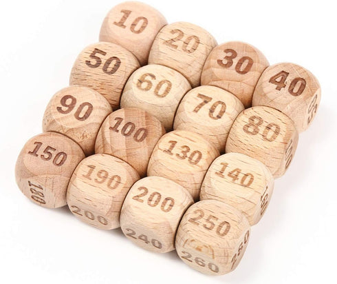 Damage Dices (Damage Counter Dices) for Trading Card Game TCG (Natural)...
