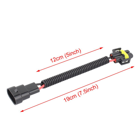 TOMALL 9006 9005 to H11 H8 Retrofit Wiring Harness for Light Bulb Lamp Connector Socket Adapter 12cm(5inch)...
