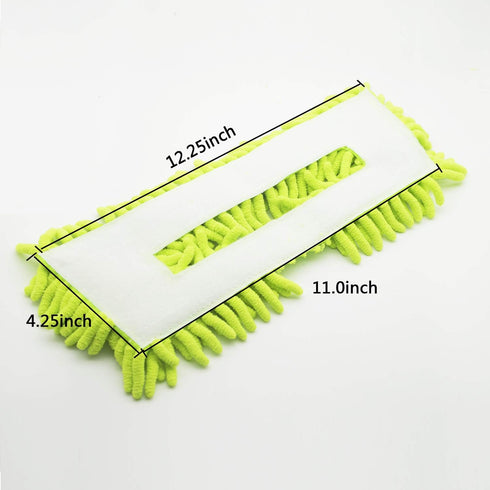 EZ SPARES 2Pcs Replacement Mop for Brush Head,Washable Sweeper Microfiber Chenille Dust Fringe Brush Mop,Swob,Strong Water Absorption.Cotton...