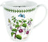 Portmeirion Botanic Garden 30oz Measuring Jug - Fuchsia Motif, Fine Porcelain All-Purpose Kitchen Tools, Dishwasher, Microwave, Freezer, Oven Safe...