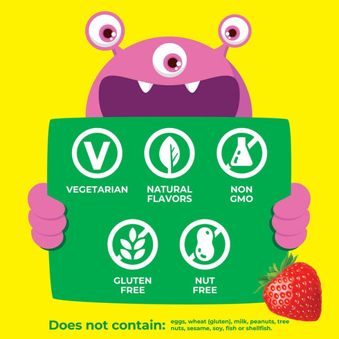 Kids Multivitamin with Iron & Minerals Chewable Tablets - Mixed Fruit Flavor - Vegetarian, GMO-Free, Nut Free - Dietary Supplement - Digestive Sup...