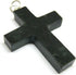 CRYSTALMIRACLE Beautiful Black Tourmaline Gemstone Single Cross Pendant crystal Healing Fashion Jewelry Men Women Gift handcrafted...