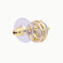 SWEETV Cubic Zirconia Stud Earrings, 8mm Round Cut, Rhinestone Hypoallergenic Earrings for Women & Girls...
