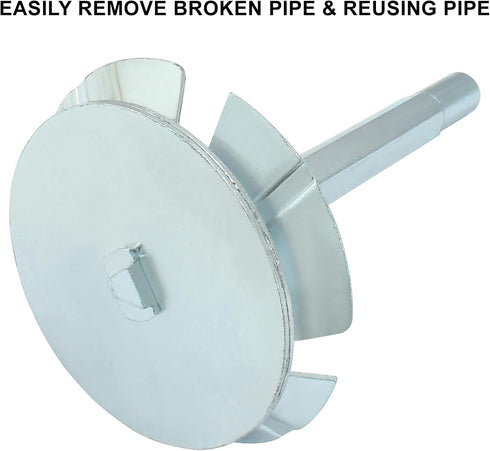 PVC Pipe Reamer, 3 Inch Plumbing PVC Fitting Socket Saver Efficient Plumbing Fitting Saver Tool for Removing SCH 40 from Hub - Perfect for 1/2" Sp...