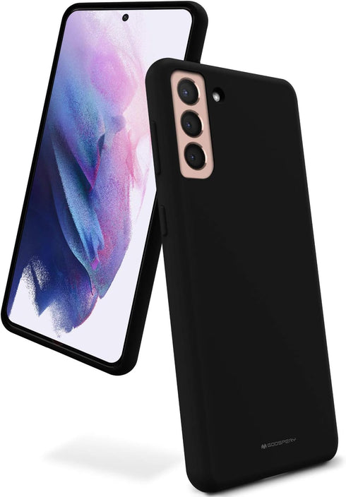 GOOSPERY Liquid Silicone Case for Galaxy S21 Plus (6.7 inches) Silky-Soft Touch Full Body Protection Shockproof Cover Case with Soft Microfiber Li...