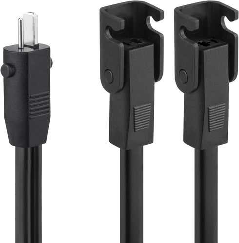 Recliner Power Splitter Cord 47 Inch 2 Pin Splitter Y Cable Replacement Power Supply for Okin Limoss Lazy boy Pride Catnapper Lift Chair Power Rec...