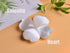 AMOYSTONE Selenite Crystal Hearts of Palm Worry Stone Crystal and Healing Stones Home Decoration 2PCS...